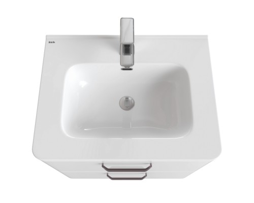 Тумба с раковиной IDDIS Brick 60 подвесная белая BRI60W0i95K