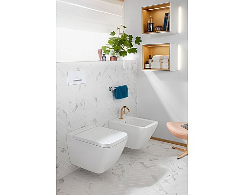 Биде подвесное Villeroy & Boch Finion 446500R1 alpin, ceramicplus