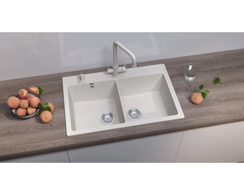 Кухонная мойка Ulgran Quartz Ruma 780-01 жасмин