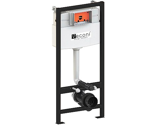 Инсталляция Veconi Frame FRAME500 VF500 для унитаза без клавиши смыва