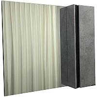 Зеркало со шкафом Comforty Эдинбург 90 00004147981 Бетон светлый