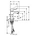 Смеситель для раковины Hansgrohe Metris 31088000