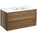 Тумба под раковину Vincea Gio 100 VMC-2G100TO подвесная T.Oak
