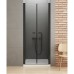 Душевая дверь NEW TRENDY NEW SOLEO BLACK двойные двери 170x195 (черный)