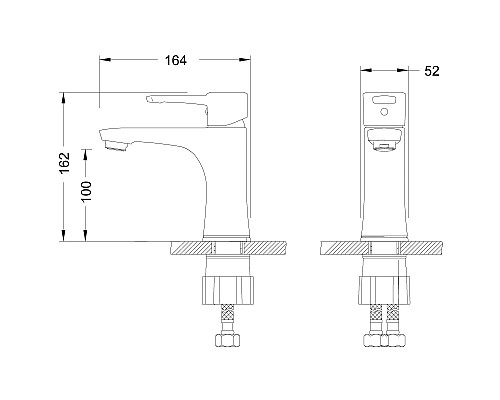 Смеситель Lemark Evitta LM0506C для раковины