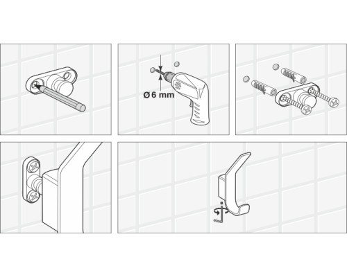 Крючок WasserKRAFT Sauer K-7923 Золото