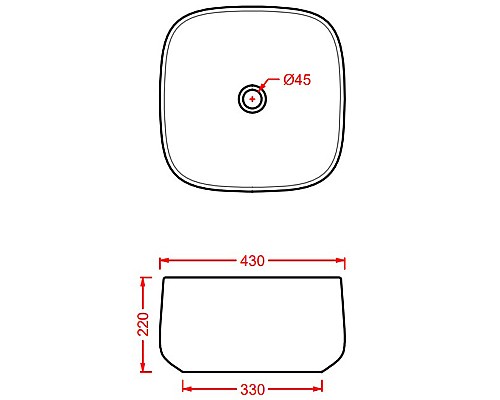 Раковина-чаша Artceram Cognac 43 COL006 05 00 Белый матовый