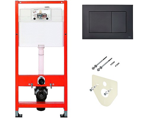 Инсталляция Tece Base K440407 для подвесного унитаза с клавишей смыва с шумоизоляцией