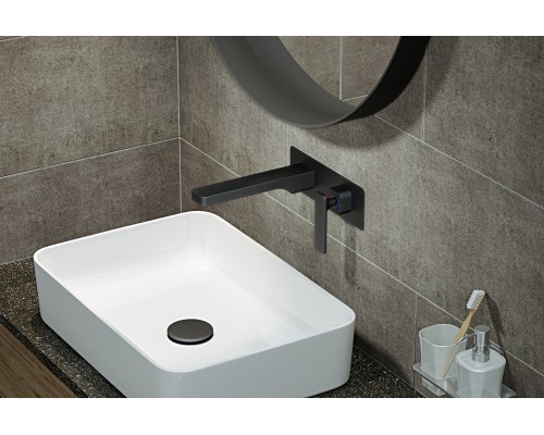 Смеситель для раковины встроенный Timo Torne 4371/03SM черный