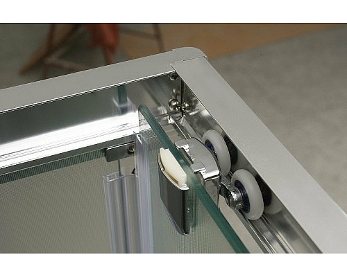 Душевая дверь BelBagno Uno 180 UNO-195-BF-2-180-C-Cr профиль Хром стекло прозрачное