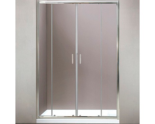 Душевая дверь BelBagno Uno 180 UNO-195-BF-2-180-C-Cr профиль Хром стекло прозрачное