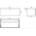 Тумба под раковиной Emco Vanity Units 120 9583 274 21 подвесная Белая глянцевая
