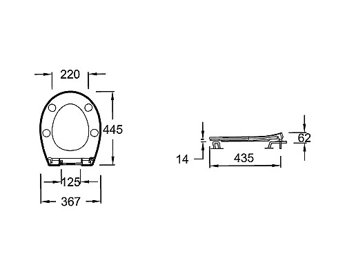 Комплект унитаза с инсталляцией Jacob Delafon Patio E21740RU-00 с сиденьем Микролифт и клавишей смыва