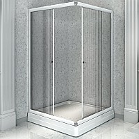 Душевой уголок Radomir 100x90 L 1-03-1-1-0-1210 с поддоном Белый