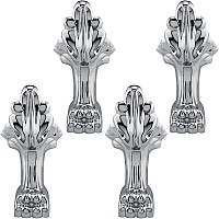 Ножки каменные к ванне Эстет СКАРЛЕТТ хром