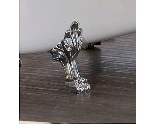 Ножки каменные к ванне Эстет СКАРЛЕТТ хром