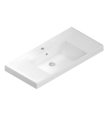 Раковина Kerama Marazzi CUBO подвесная 100, белая глянцевая