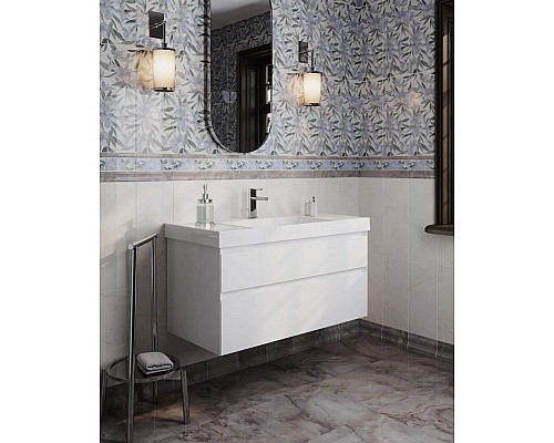 Раковина Kerama Marazzi CUBO подвесная 100, белая глянцевая Раковина Kerama Marazzi CUBO подвесная 100, белая глянцевая
