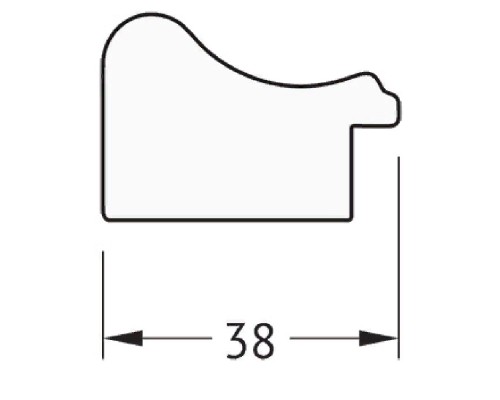 Зеркало Evoform Definite 100х50 Черненое серебро