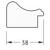Зеркало Evoform Definite 100х50 Черненое серебро