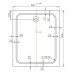 Акриловый поддон для душа Vincea 120x80 Белый