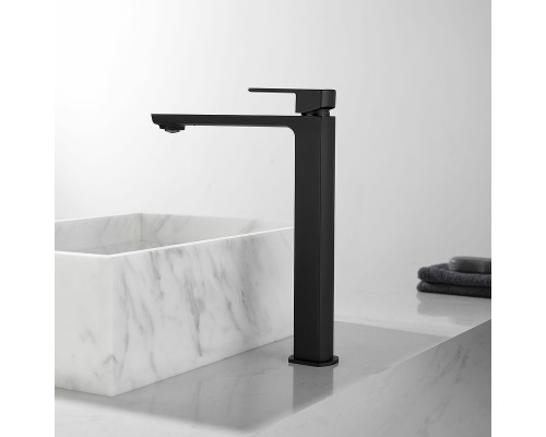 Смеситель для раковины Vincea Next VBF-1N2MB Черный матовый