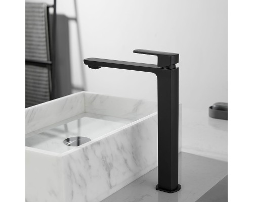 Смеситель для раковины Vincea Next VBF-1N2MB Черный матовый