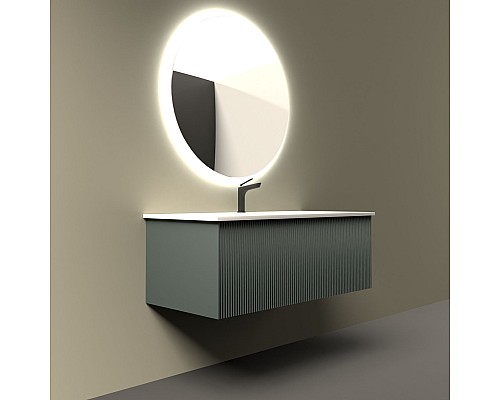 Тумба под раковину La Fenice TERRA Grigio серый 100