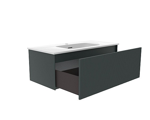 Тумба под раковину La Fenice TERRA Grigio серый 100