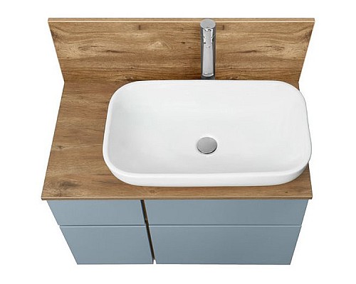 Тумба под раковину Aquaton Мишель 80 1A256801MIX30 подвесная Дуб рустикальный Фьорд