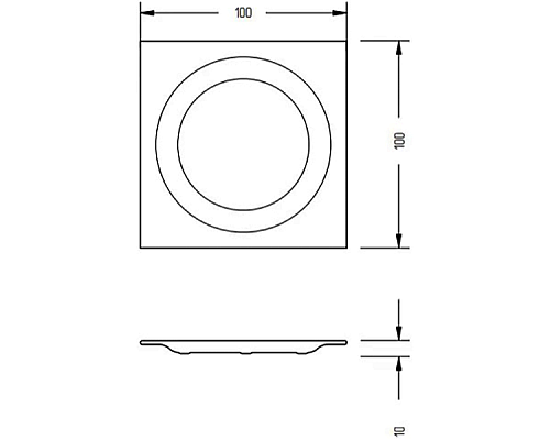 Мыльница Migliore Kvant 29744 Хром