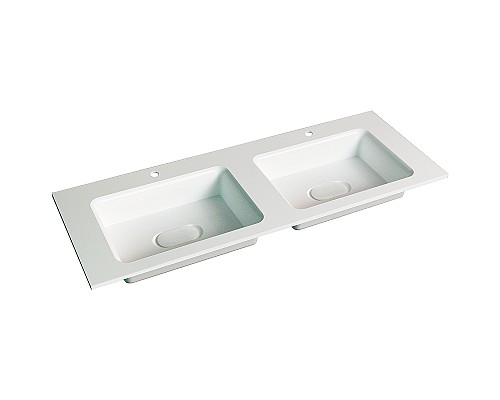 Раковина Jorno Modul 120 Mol.08.120/W двойная Белая Раковина Jorno Modul 120 Mol.08.120/W двойная Белая