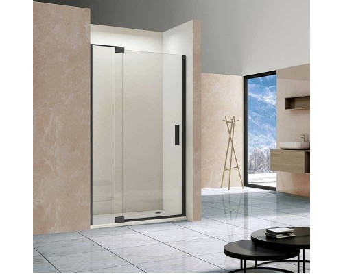 Душевая дверь Vincea Extra 120 VDP-1E1112CLB профиль Черный стекло прозрачное