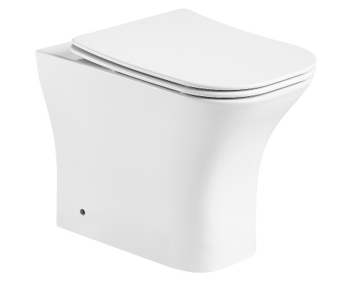 Унитаз приставной Cerutti SPA VETTORE F безободковый, сиденье с микролифтом