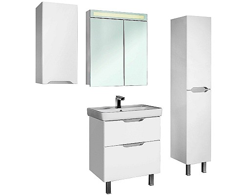 Тумба под раковину Dreja Q Plus 55 99.0008 Белый глянец