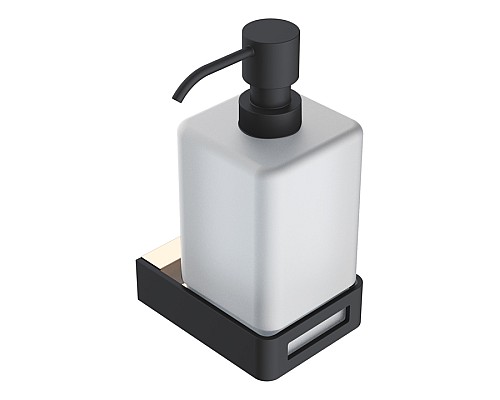 диспенсер для жидкого мыла Gold & black Boheme Q 10957-G-B