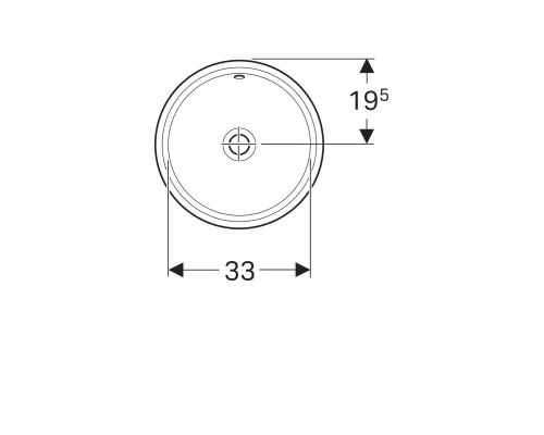 Раковина Geberit VariForm 39x39 500.744.01.2