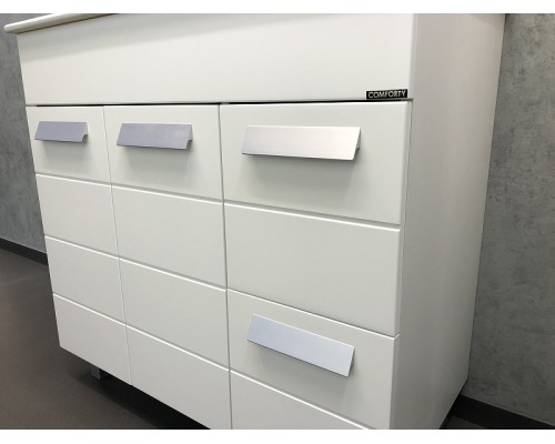 Тумба с раковиной Comforty Модена М-90 00-00001644 Белая матовая