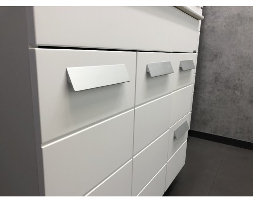 Тумба с раковиной Comforty Модена М-90 00-00001644 Белая матовая