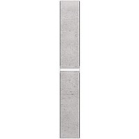 Шкаф пенал Dreja Slim 30 99.0505 Бетон Белый глянец