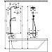 Душевая система для ванны Hansgrohe Croma Select S с термостатом 26792000