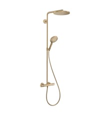 Душевая система Hansgrohe с термостатом бронза