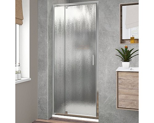 Душевая дверь Vincea Intra 100 VDP-1I9010CH профиль Хром стекло шиншилла