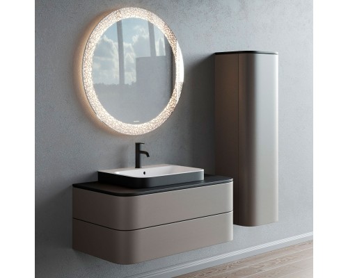 Шкаф пенал Duravit Happy D 2 Plus 40 R подвесной Stone Grey Satin Matt