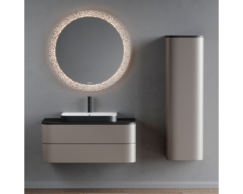 Шкаф пенал Duravit Happy D 2 Plus 40 R подвесной Stone Grey Satin Matt