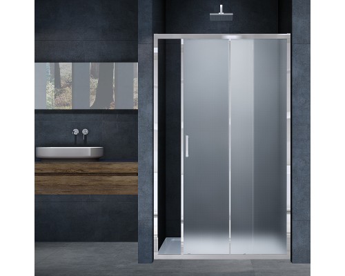 Душевая дверь Vincea Alpha 150 VDS-3AL150MT профиль Хром стекло текстурное