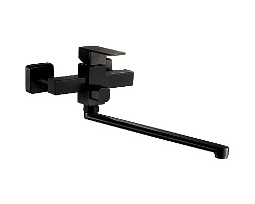 Смеситель для ванны Haiba HB22803-7 универсальный Черный матовый