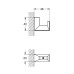 Крючок Grohe Selection Cube Хром