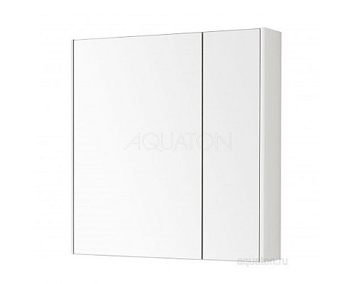 Зеркальный шкаф Беверли 80 белый Aquaton 1A237102BV010 Зеркальный шкаф Беверли 80 белый Aquaton 1A237102BV010