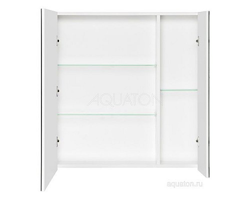 Зеркальный шкаф Беверли 80 белый Aquaton 1A237102BV010 Зеркальный шкаф Беверли 80 белый Aquaton 1A237102BV010